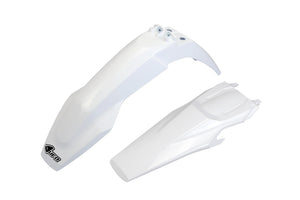 Ufo plast kotflügelsatz mudguard set ufo husqvarna oem white