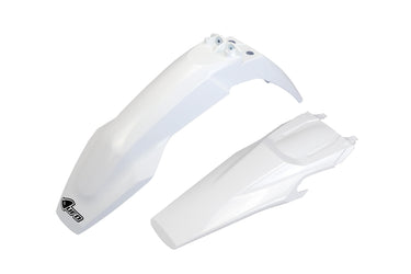 Ufo plast kotflügelsatz mudguard set ufo husqvarna oem white
