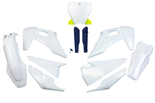 Ufo plast verkleidungssatz trim kit ufo husqvarna oem wt ye bl