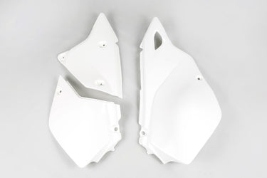 Ufo plast seitenverkleidung side covers ufo kawasaki white