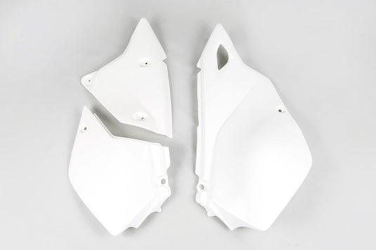 Ufo plast seitenverkleidung side covers ufo kawasaki white