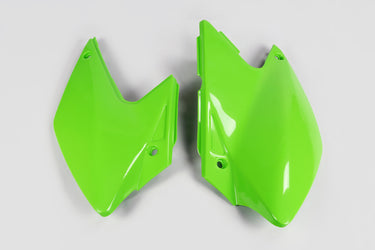 Ufo plast seitenverkleidung side covers ufo kawasaki green