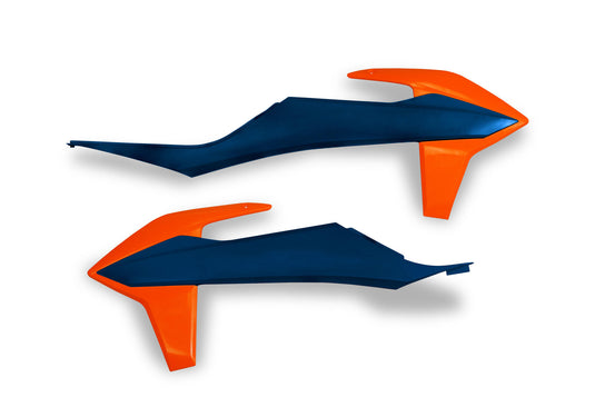 Ufo plast radiateurafdekking radiator covers ufo ktm blue orange
