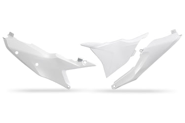 Ufo plast seitenverkleidung side covers ufo ktm white