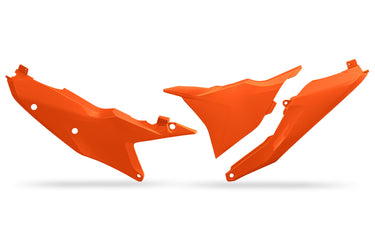 Ufo plast seitenverkleidung side covers ufo ktm orange