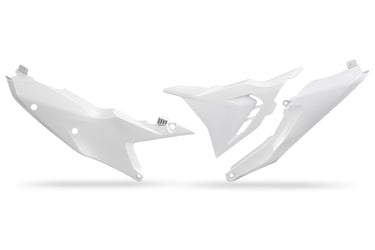 Ufo plast seitenverkleidung side covers ufo ktm white