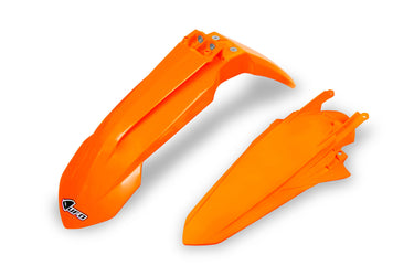 Ufo plast kotflügelsatz mudguard set ufo ktm orange