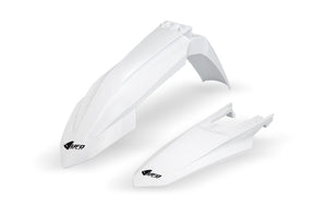 Ufo plast kotflügelsatz mudguard set ufo ktm white