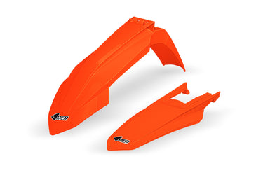 Ufo plast kotflügelsatz mudguard set ufo ktm orange