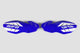 Ufo plast handprotektor hand protectors ufo yamaha blue