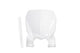 Ufo plast startnummerntafel start number plate ufo yamaha white