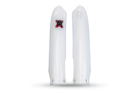 Ufo plast gabelprotektor fork protectors ufo yamaha white