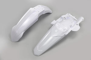 Ufo plast kotflügelsatz mudguard set ufo yamaha white