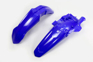 Ufo plast kotflügelsatz mudguard set ufo yamaha oem blue