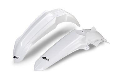 Ufo plast kotflügelsatz mudguard set ufo yamaha white