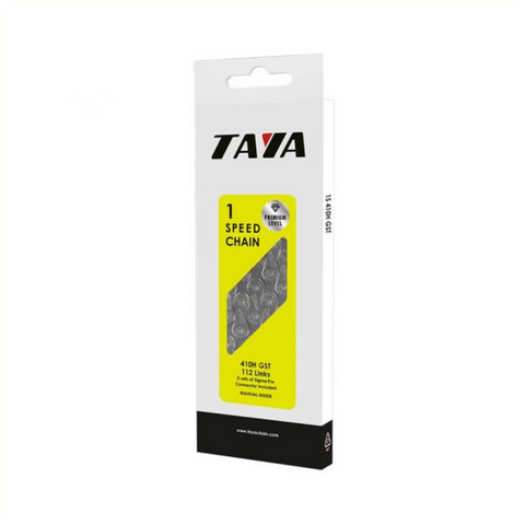 Taya chain 410h 1/2x1/8 1-speed gray 112 links anti-rust