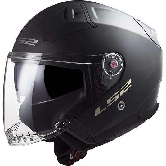 Ls2 jethelm of603 infinity ii solid helmet infinity ii black matt gr. xxl