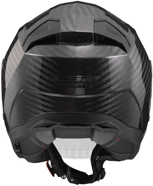 Ls2 jethelm of603 infinity ii carbon solid helmet infinity ii carbon black gr. s
