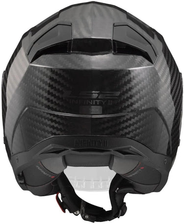 Ls2 jethelm of603 infinity ii carbon solid helmet infinity ii carbon black gr. xxl
