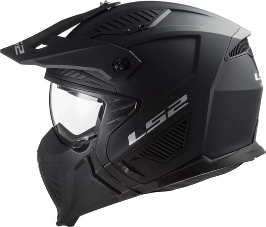 Ls2 modularhelm of606 drifter solid helmet drifter black matt gr. s