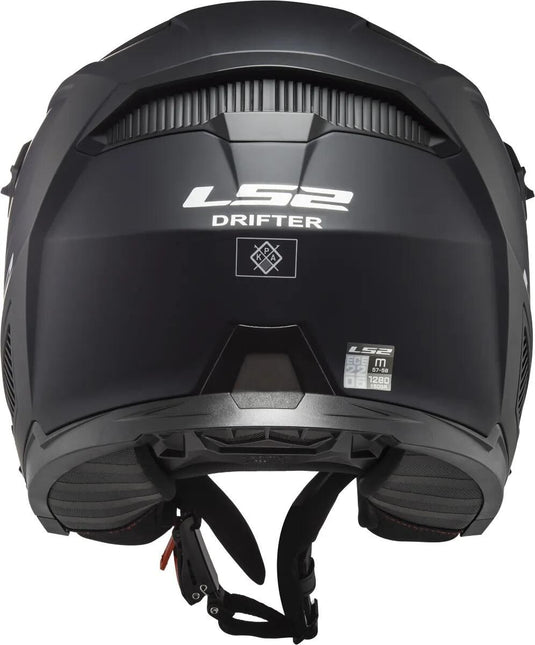 Ls2 modulaire helm of606 drifter solid helmet drifter black matt gr. s