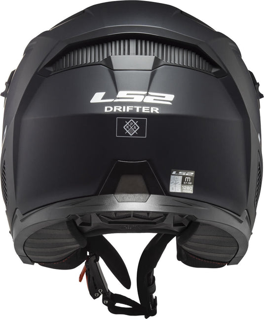 Ls2 modulaire helm of606 drifter solid helmet of606 drifter solid m matt black
