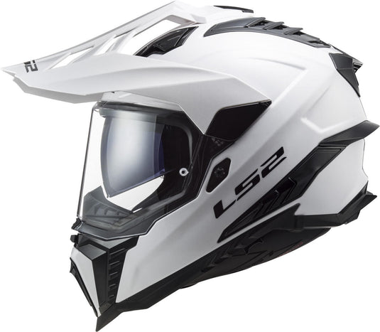 Ls2 endurohelm mx701 explorer solid helmet mx701 explorer solid xxl white