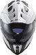 Ls2 endurohelm mx701 explorer solid helmet explorer white gr. xs