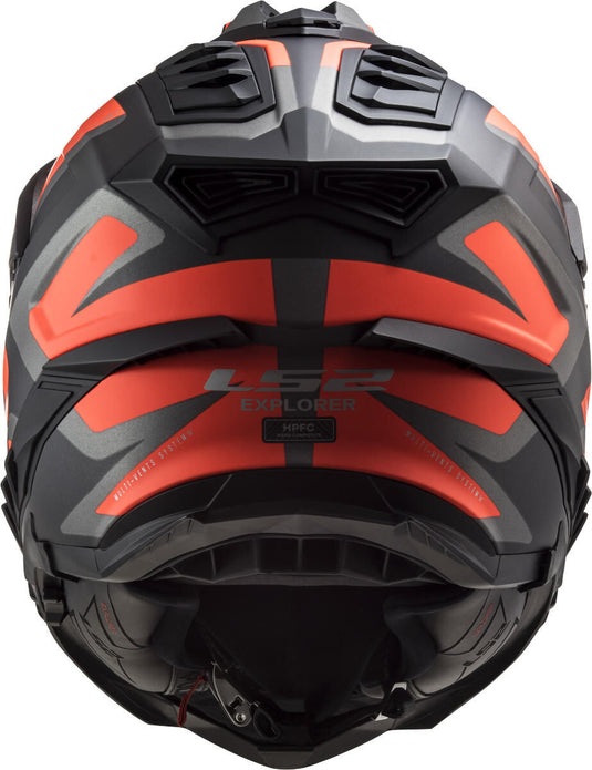 Ls2 endurohelm mx701 explorer alter helmet explorer age bw neonorange matt size x