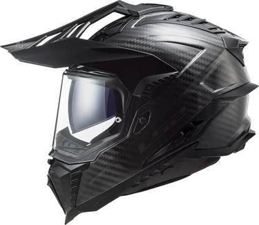 Ls2 endurohelm mx701 explorer carbon solid helmet explorer carbo black gr. xl