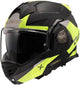 Ls2 klapphelm ff901 advant x oblivion helmet advant x obliv bw neon yellow matt gr. x