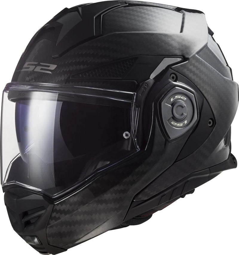 Load image into Gallery viewer, Ls2 klapphelm ff901 advant x carbon solid helmet advant x carbo black gr. xs
