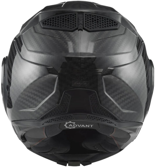 Ls2 opklaphelm ff901 advant x carbon solid ff901 advant x helmet carbon black size xs