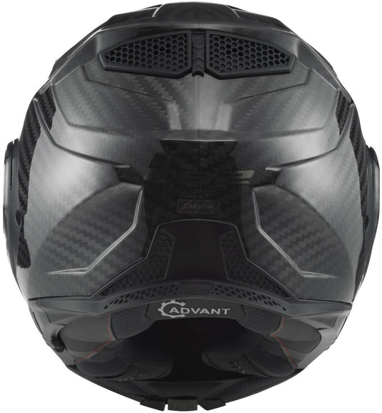 Ls2 opklaphelm ff901 advant x carbon solid helmet ff901 adv. x carb.solid s black