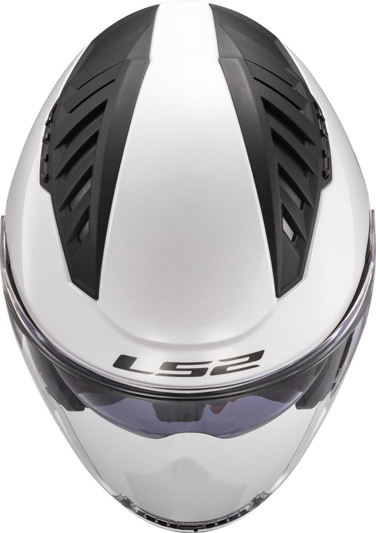 Ls2 jethelm of600 copter ii solid helmet copter ii soli white gr. s