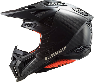 Ls2 crosshelm mx703 x-force solid helmet x-force carbon black gr. l