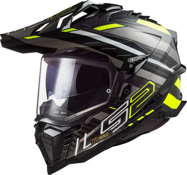 Ls2 endurohelm mx701 explorer carbon edge helmet explorer edge carbon sw ge ti gr. m