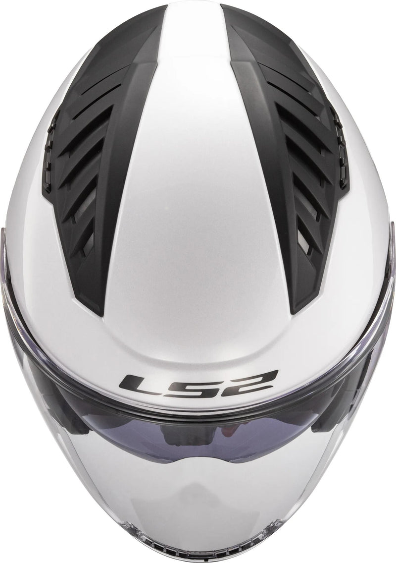 Load image into Gallery viewer, Ls2 jethelm of600 copter ii solid helmet copter ii soli white gr. m
