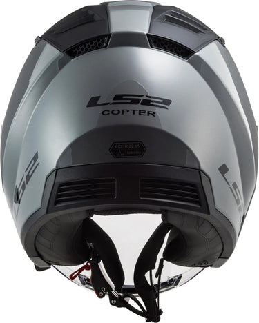 Ls2 jethelm of600 copter ii solid helmet copter ii soli nardo gray gr. m