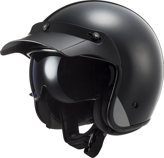 Ls2 jethelm of601 bob ii solid helmet of601 bob ii solid m matt black