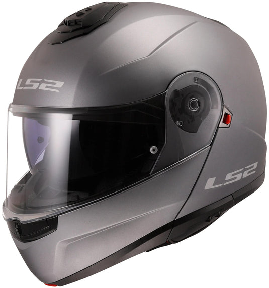 Ls2 opklaphelm ff908 strobe ii solid helmet strobe ii ff90 solid ti matt gr. xxl