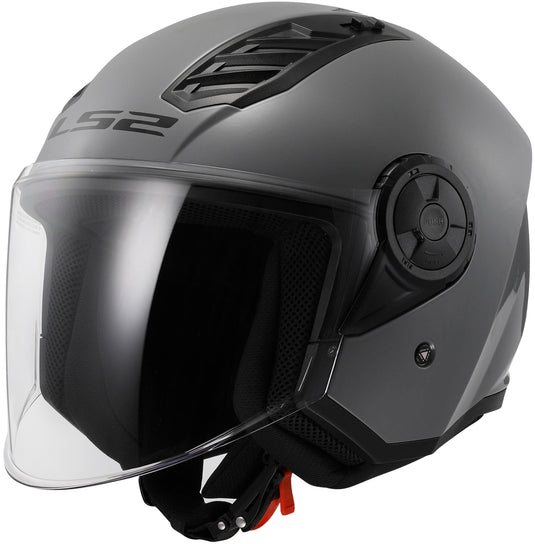 Ls2 jethelm of616 airflow ii solid helmet airflow ii of6 solid nardo gray gr. xl