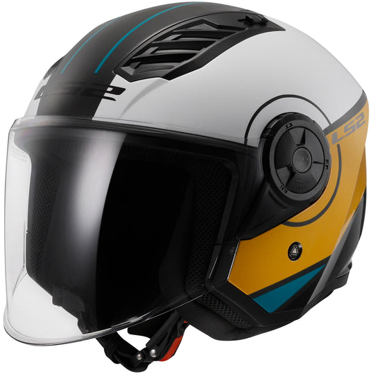 Ls2 jet helm of616 airflow ii cover helmet of616 airfl.ii cover m brown white