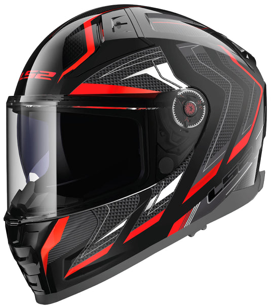 Ls2 integraalhelm ff811 vector ii alizer helmet ff811 vector i alizer black red gr. xxl