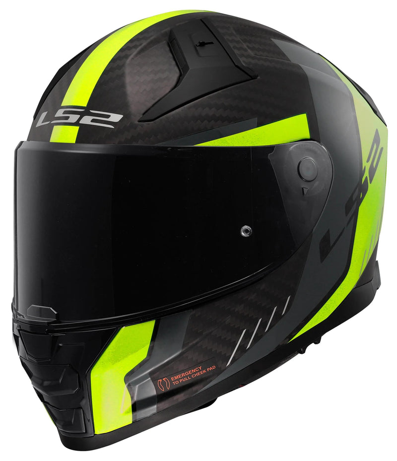 Load image into Gallery viewer, Ls2 integralhelm ff811 vector ii carbon grid helmet ff811 vector i c grid m. ge gr. l
