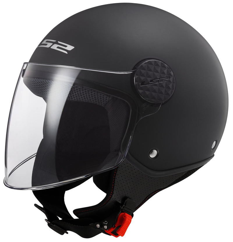 Load image into Gallery viewer, Ls2 jethelm of558 sphere ii solid helmet of558 sph. ii solid xl matt black
