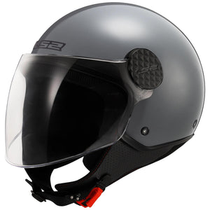 Ls2 jethelm of558 sphere lux ii solid helmet of558 sphere lux ii solid gr gr. l