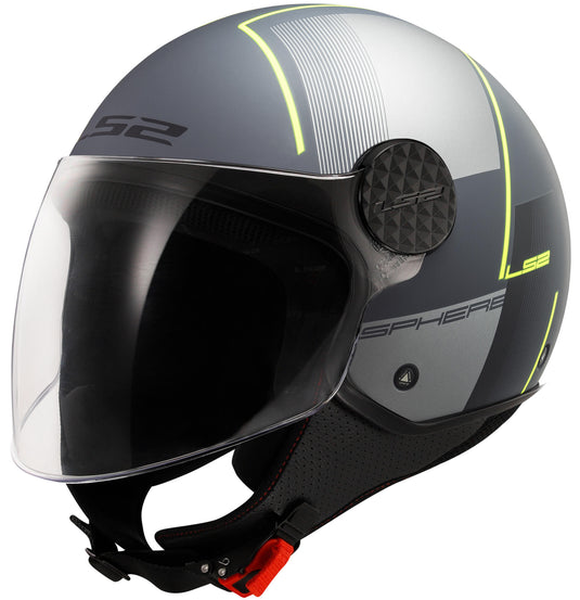 Ls2 jethelm of558 sphere lux ii firm helmet of558 sph. lux ii firm l tit. yel.