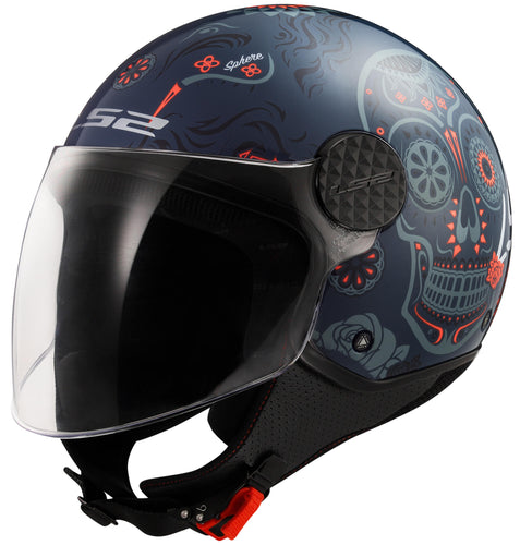 Ls2 jethelm of558 sphere lux ii maxca helmet of558 sph. lux ii maxca s blue orange