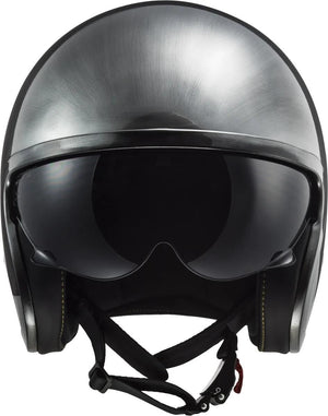 Ls2 jethelm of599 spitfire ii jeans helmet of599 spitfire ii jeans titanium size m
